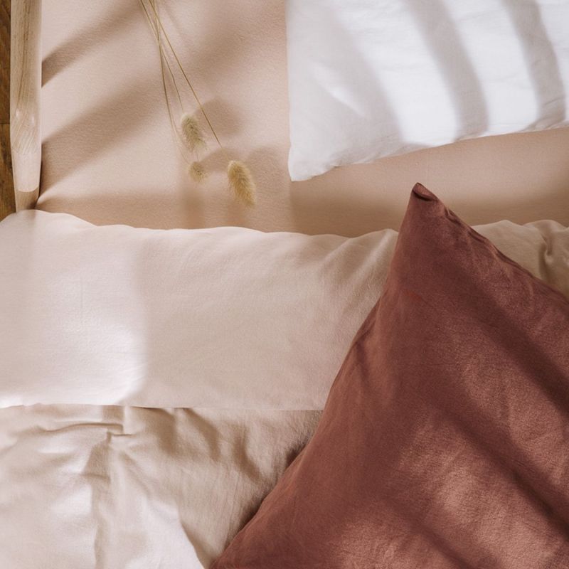 Taie d'oreiller pur coton Blanc (40 x 60 cm) Kadolis Ambiance 5