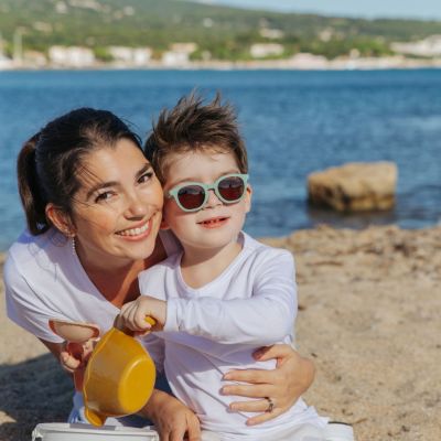 Lunettes de soleil Square Vert sauge (4-6 ans)