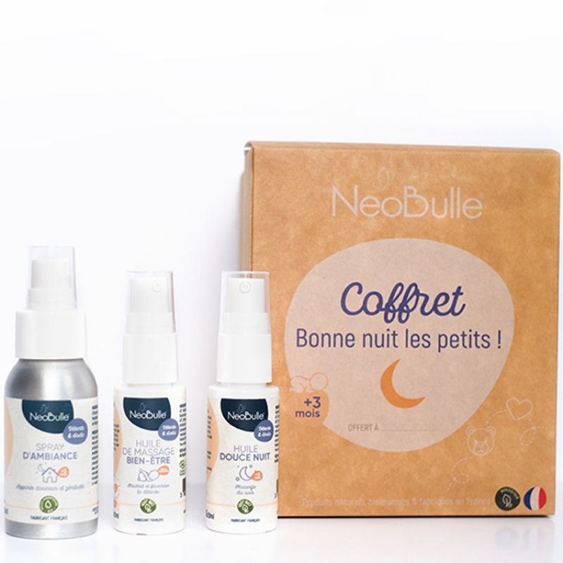 Coffret détente & sommeil paisible Bonne nuit les petits (3 produits) NéoBulle