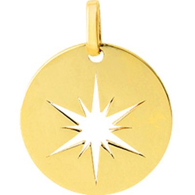 Médaille Ascendance ajourée (or jaune 375°)