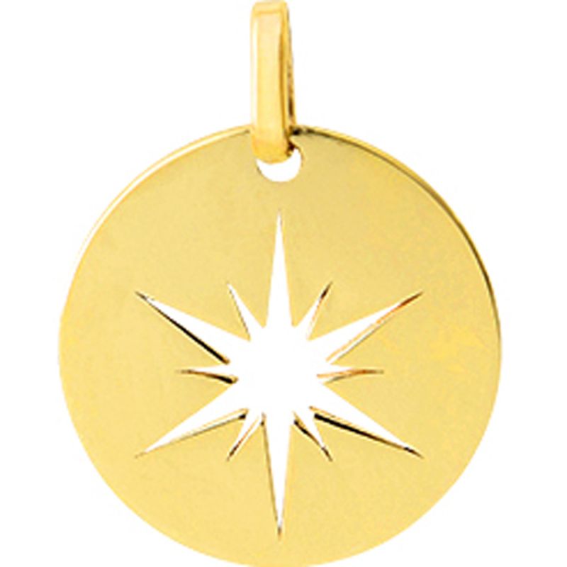 Médaille Ascendance ajourée (or jaune 375°) Lucas Lucor