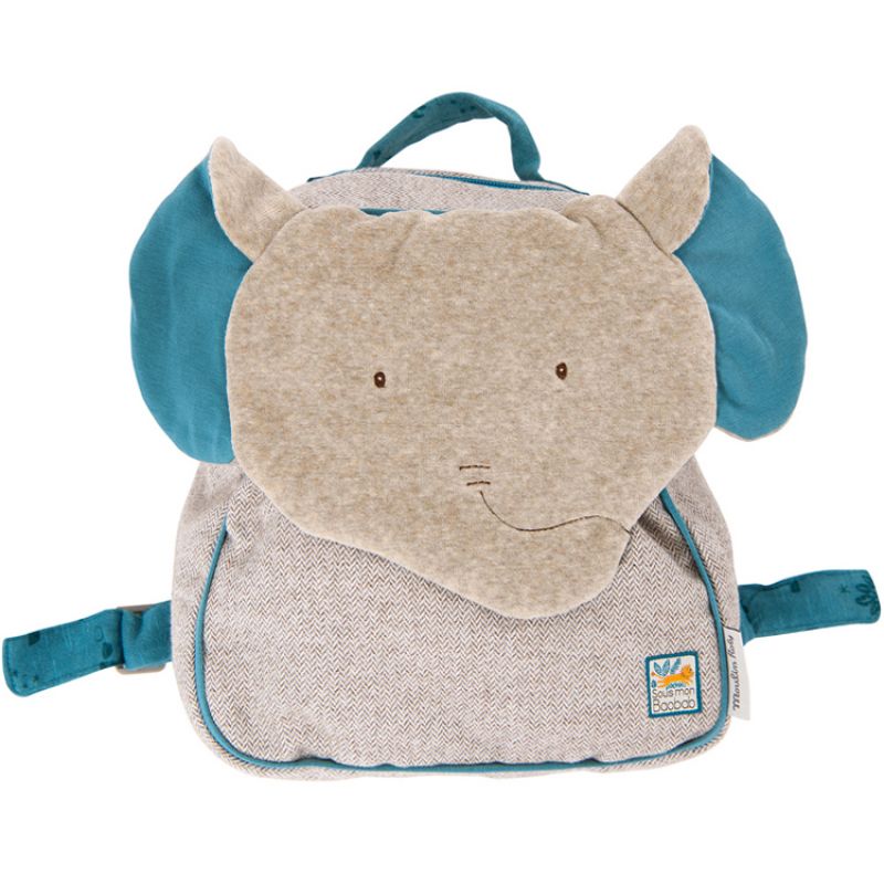 Sac à dos enfant éléphant Sous mon baobab Moulin Roty