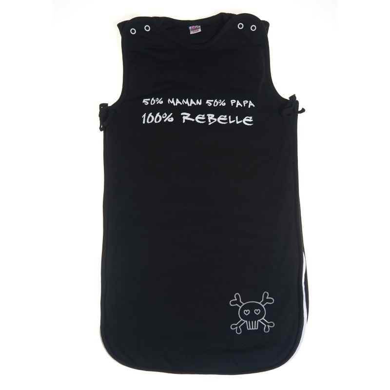 Gigoteuse 0-6 mois 100% Rebelle noir (70 cm) BB & Co