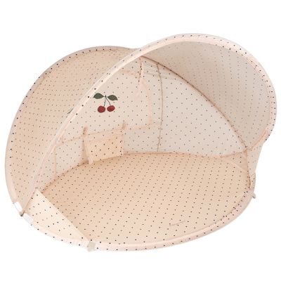 Mini tente de plage pop up Anti-UV Cherry Navy Dots Konges Sløjd