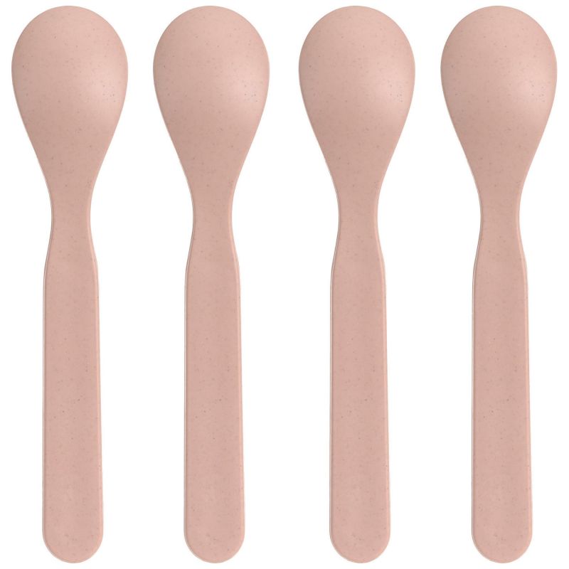 Lot de 4 cuillères en polypropylène et cellulose Tiny Team Chat Lässig Produit 2