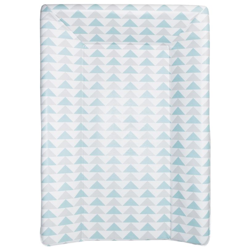 Matelas à langer luxe triangles bleu et gris (50 x 70 cm) Babycalin