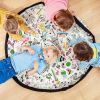 Sac à jouets 2 en 1 réversible Original Print Color your bag Omy Paris Play&Go Ambiance 8