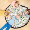 Sac à jouets 2 en 1 réversible Original Print Color your bag Omy Paris Play&Go Ambiance 9