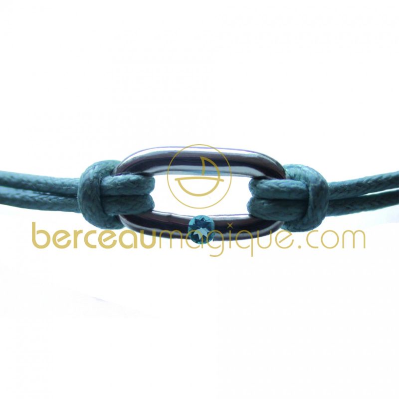 Bracelet Newborn pierre fine (Or blanc) Mikado