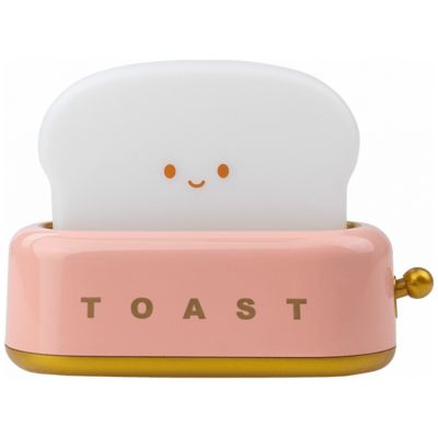 Veilleuse rechargeable Toaster Rose  par Mary's