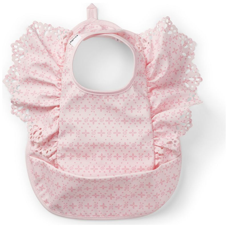 Bavoir Embroidery Anglaise Pink Elodie Details Produit 1