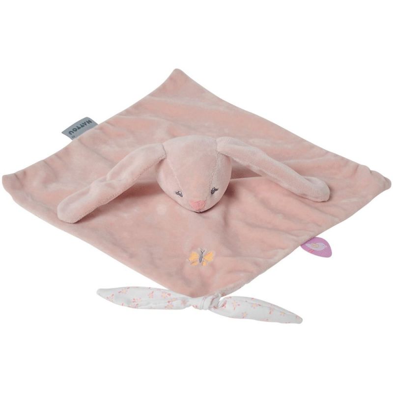 Doudou plat Pomme le lapin Nattou