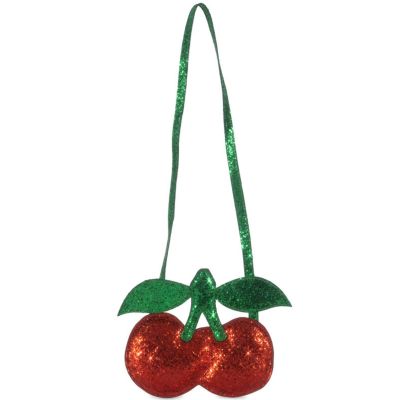 Sac enfant bandoulière Cherry glitter  par Konges Slojd