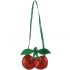 Sac enfant bandoulière Cherry glitter - Konges Slojd