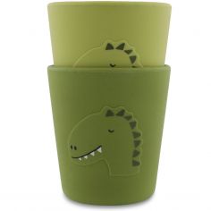 Lot de 2 gobelets en silicone Mr. Dino - Trixie