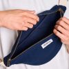 Sac banane Olivia Navy Blue  par Hindbag