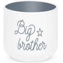 Coquetier en porcelaine Big brother  par Créa Bisontine