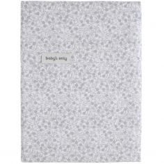 Drap de berceau Flower nordie blue (80 x 100 cm) - Baby's Only