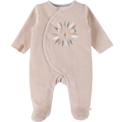 Pyjama velours beige lion (3 mois)  par Noukie's