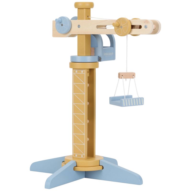 Set grue et chantier de construction en bois Little Dutch Produit 4