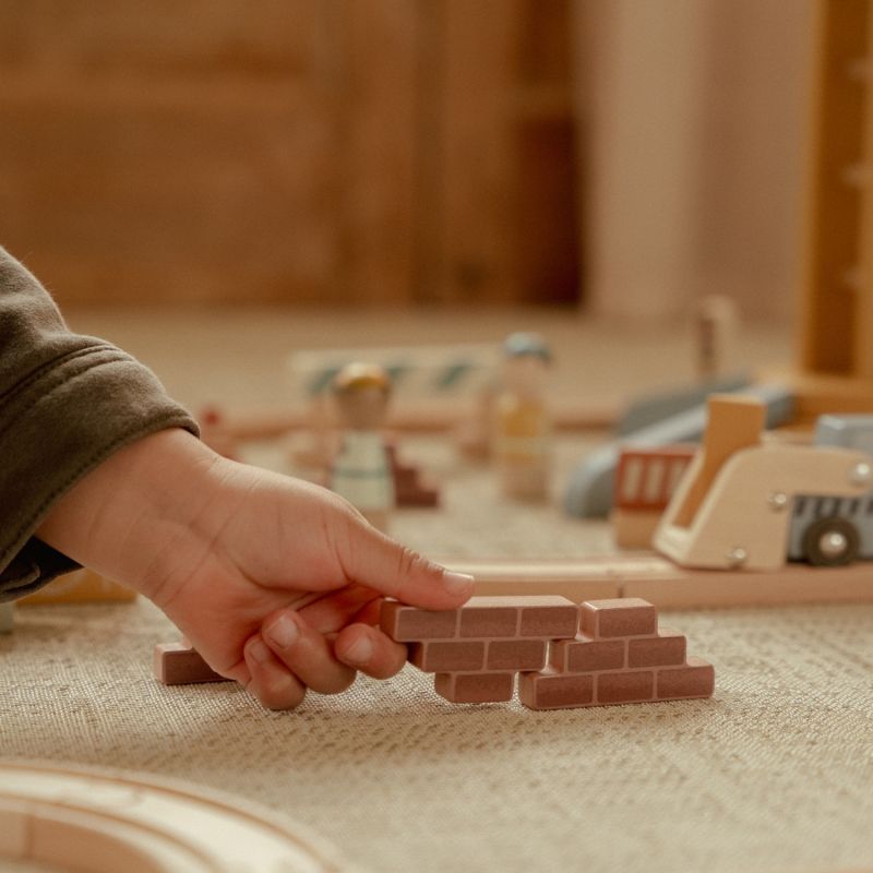 Set grue et chantier de construction en bois Little Dutch Ambiance 6