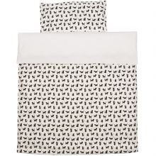 Housse de couette + taie d'oreiller pour berceau Cats (80 x 80 cm)  par Trixie
