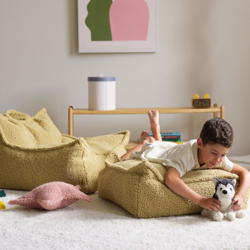 Fauteuil pouf Matcha molletonné Wigiwama Ambiance 3