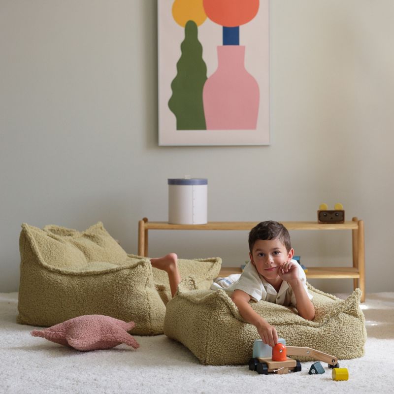 Fauteuil pouf Matcha molletonné Wigiwama Ambiance 4