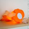 Veilleuse rechargeable César orange (20 cm)  par Atelier Pierre Junior