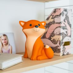 Veilleuse rechargeable César orange (20 cm)