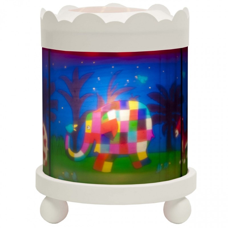 Manège blanc Elmer l'éléphant  Trousselier