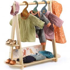 Portant à vêtement Pomea pour poupée
