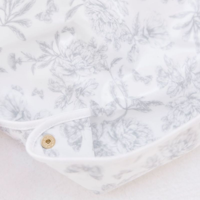 Bavoir enduit Toile de Jouy gris clair Tartine et Chocolat Produit 4