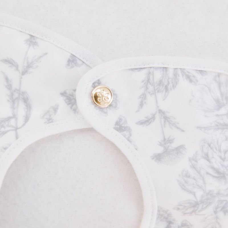 Bavoir enduit Toile de Jouy gris clair Tartine et Chocolat Produit 5