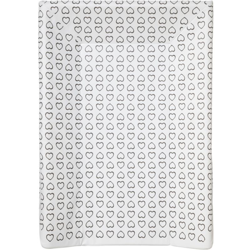 Matelas à langer Luxe Coeur gris (50 x 70 cm) Babycalin