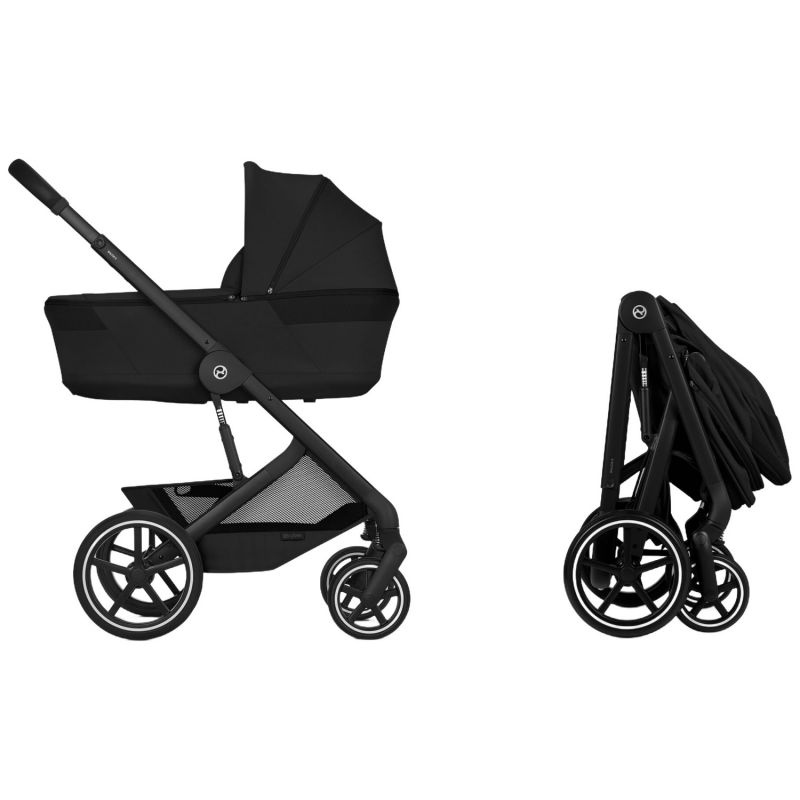 Poussette citadine Balios S 2026 avec nacelle pliable Moon Black Cybex Produit 3