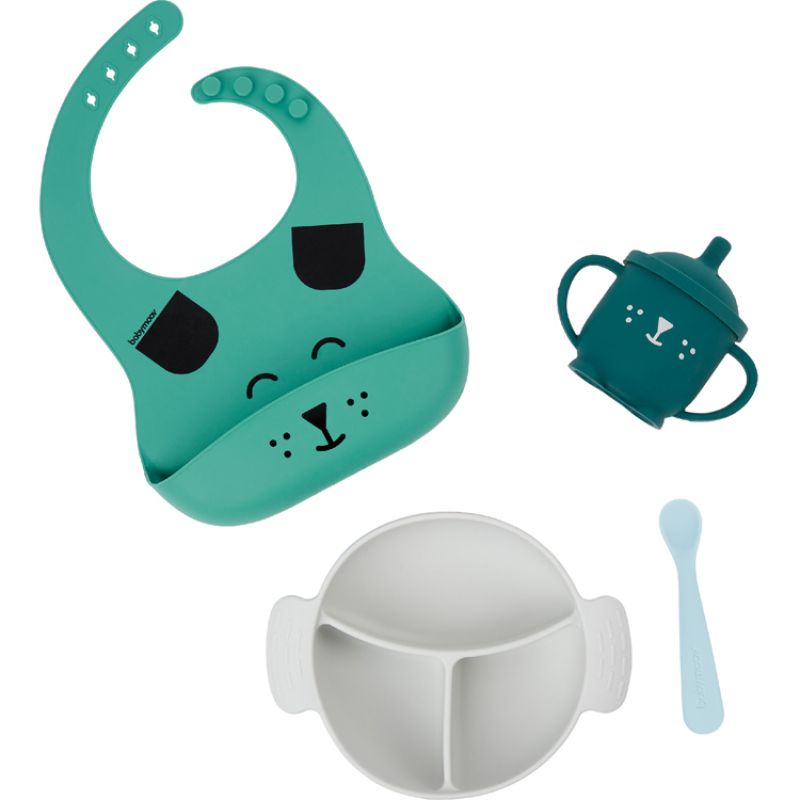 Coffret de repas Learn'Isy chien (4 pièces) Babymoov