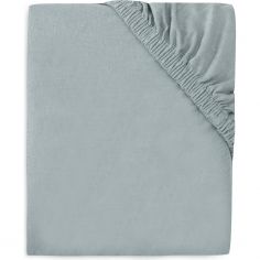 Drap housse en jersey Sea Green (40 x 80 cm) - Jollein