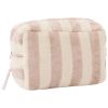 Trousse de toilette en bambou rayée ivoire et galet BB & Co Produit 1