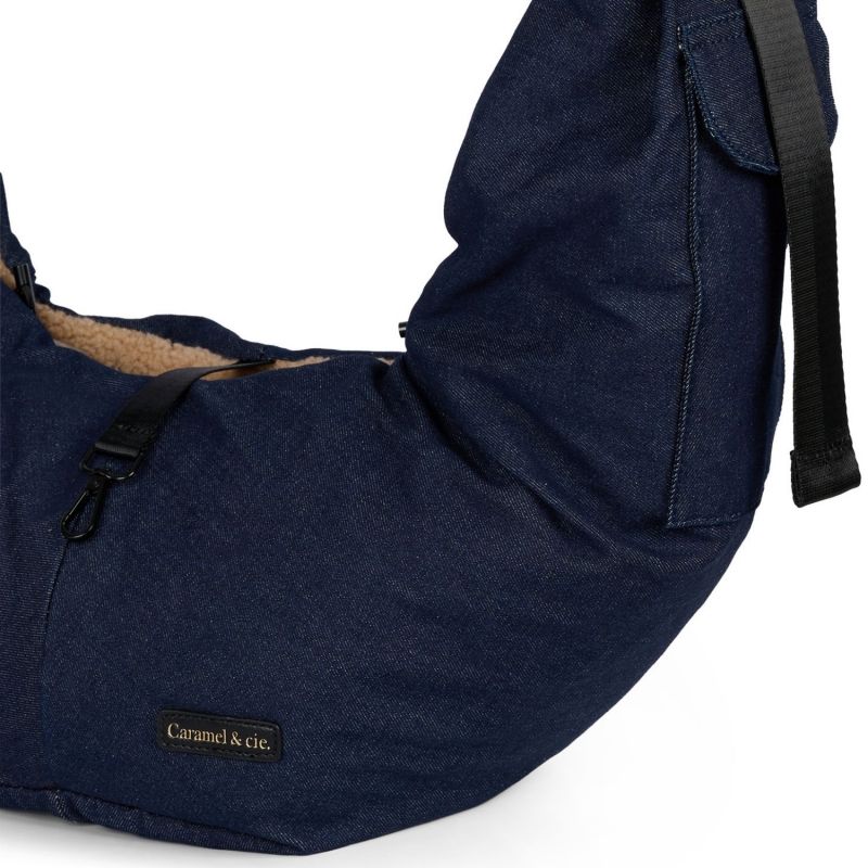Sac de transport Animaux Light Blue Denim Caramel & Cie Produit 3
