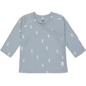 Tee-shirt kimono Blocks bleu clair (0-2 mois)