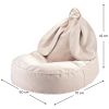 Pouf lapin Dusty Beige Wigiwama Produit 3