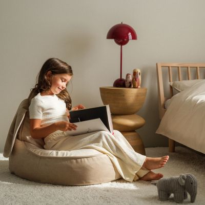 Pouf lapin Dusty Beige