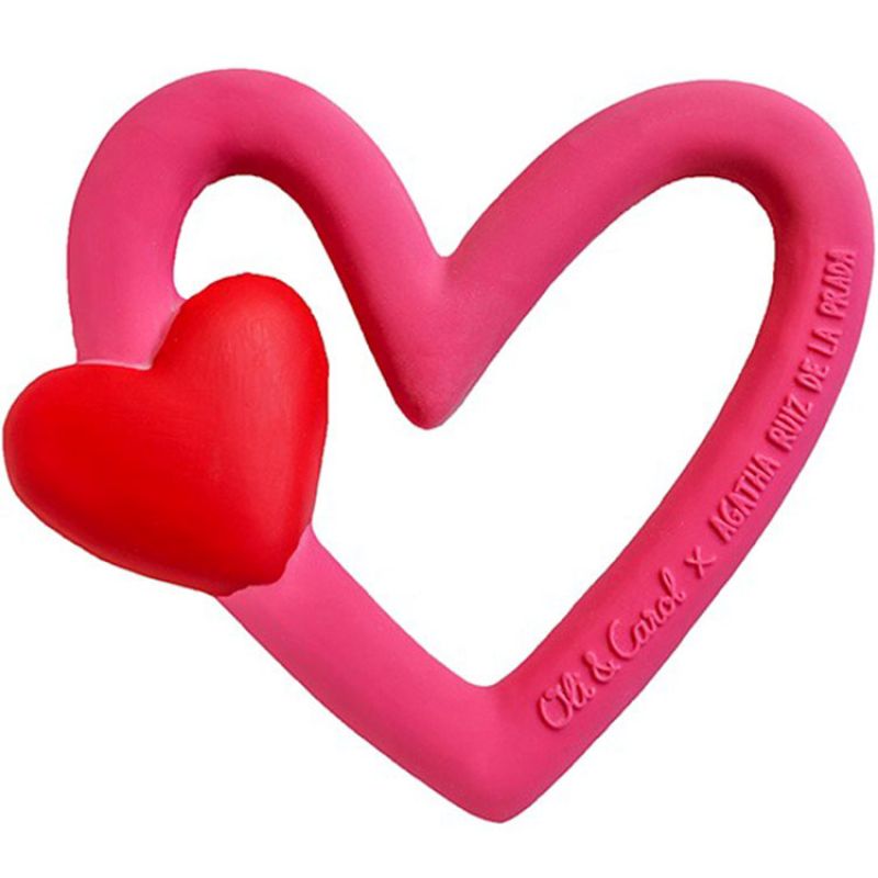 Jouet de dentition Coeur Ágatha Ruiz de la Prada Oli & Carol