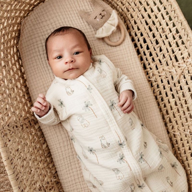 Gigoteuse d'emmaillotage 2en1 Léo et Maya (55 cm) Candide Ambiance 2