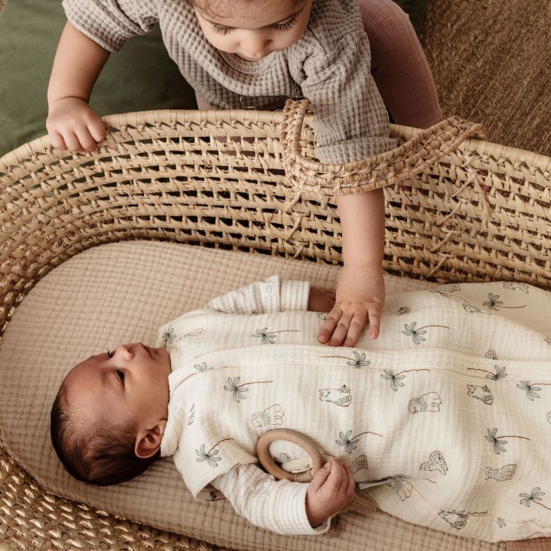 Gigoteuse d'emmaillotage 2en1 Léo et Maya (55 cm) Candide Ambiance 5