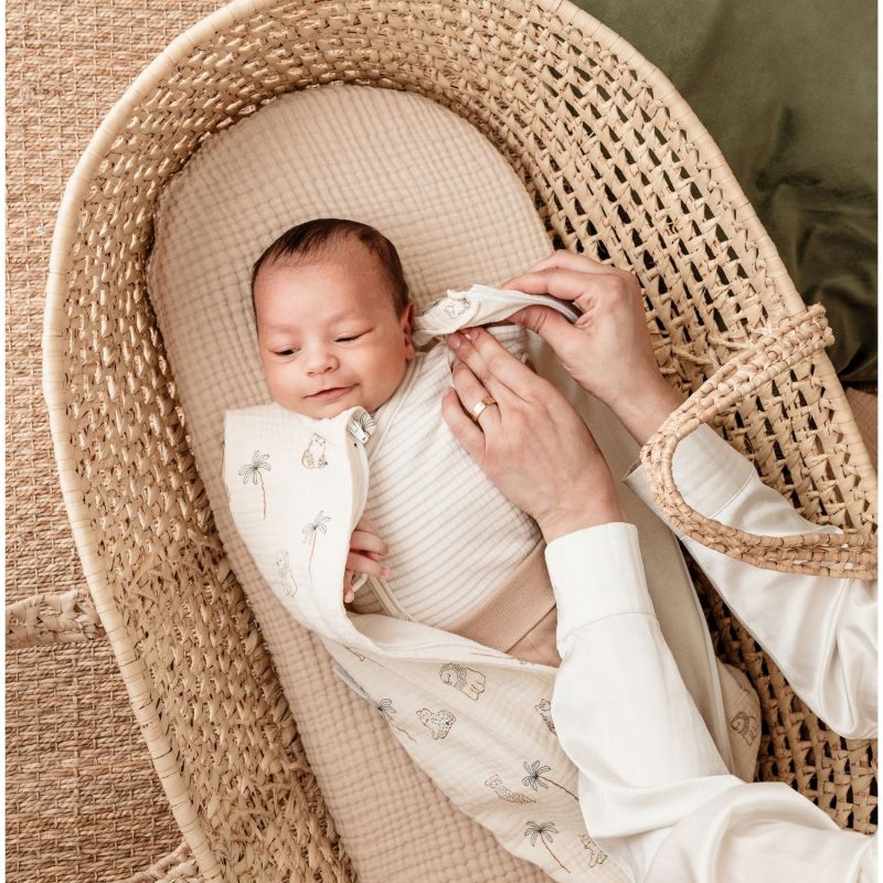 Gigoteuse d'emmaillotage 2en1 Léo et Maya (55 cm) Candide Ambiance 7