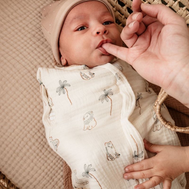 Gigoteuse d'emmaillotage 2en1 Léo et Maya (55 cm) Candide Ambiance 9