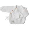 Lot brassière, bonnet et chaussons Blanc (0-1 mois) Trois Kilos Sept Produit 1