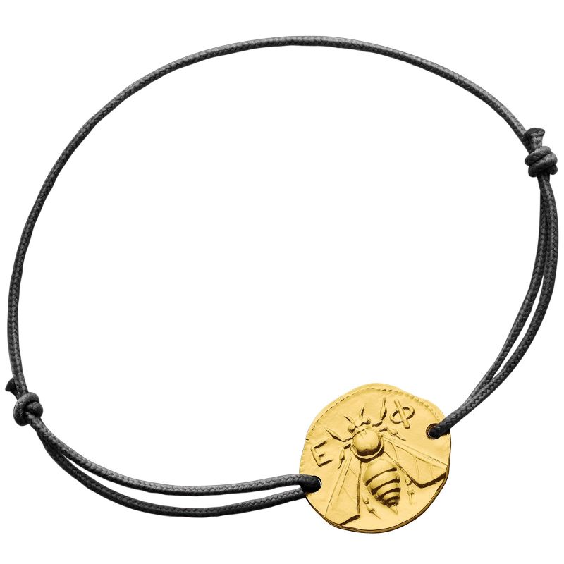 Bracelet cordon l'Abeille d'Ephèse (or jaune 750°) Monnaie de Paris